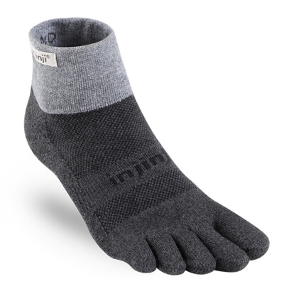 INJINJI - TRAIL Midweight Mini-Crew Coolmax GRANITE